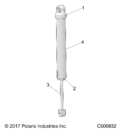 SUSPENSION, SHOCK, REAR TRACK - S19EER6PSL/PEL (C600832)