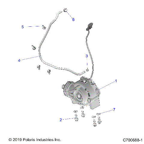 DRIVE TRAIN, FRONT GEARCASE MOUNTING - R21T6A99A1/B1 (C701148)