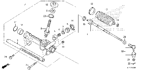 STEERING GEAR BOX@TIE ROD