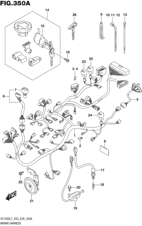 WIRING HARNESS (VZ1500L7 E03)