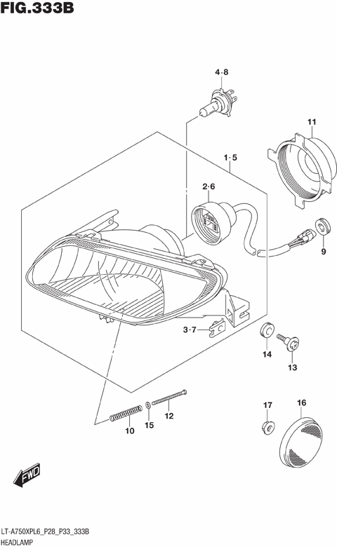HEADLAMP (LT-A750XPZL6 P28)