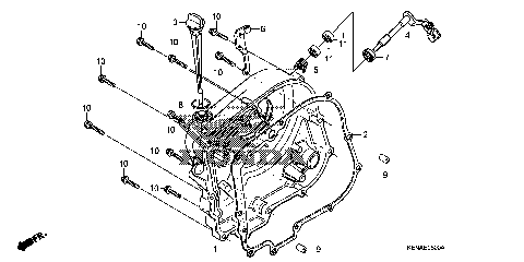 RIGHT CRANKCASE COVER
