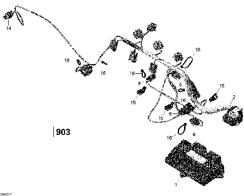 10- Engine Harness And Electronic Module ACE 900 HO_51R1527