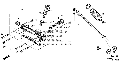 STEERING GEAR BOX@TIE ROD