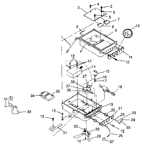 ELECTRICAL BOX SL 780 B964087 and Intl. SL 780 I964087 (4935523552B012)