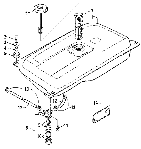 FUEL TANK ASSEMBLY [74958]