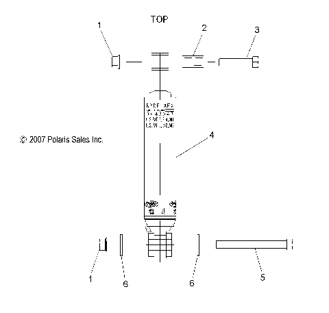 SUSPENSION, SHOCK, REAR TRACK (7043047) - S16CJ5BSL/BEL (49SNOWSHOCKREAR7043047)