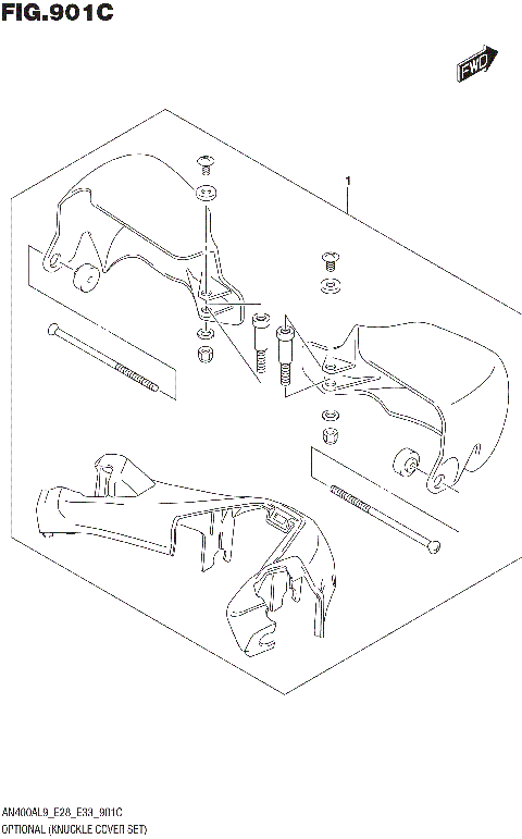 OPTIONAL (KNUCKLE COVER SET)