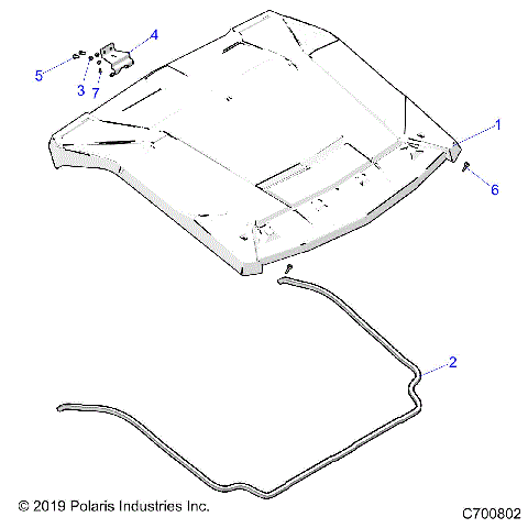 ACCESSORY, ROOF - G20GAJ99AK/AS/BK/BS (C700802)