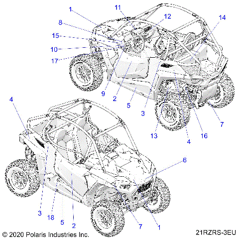 BODY, DECALS - Z21ASE99F5/S99C5/E5 (21RZRS-3EU)