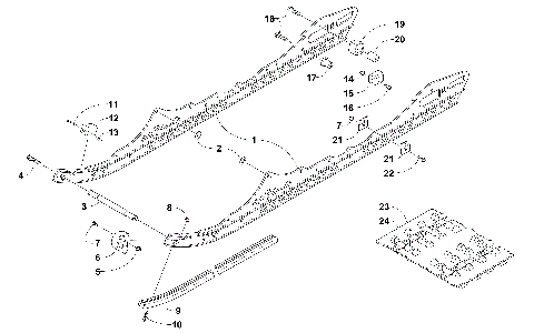 SLIDE RAIL AND TRACK ASSEMBLY [103206]