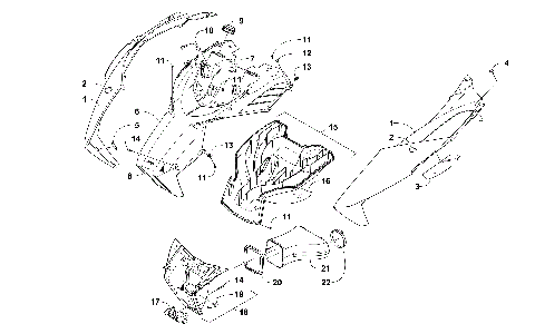HOOD AND AIR INTAKE ASSEMBLY [103264]