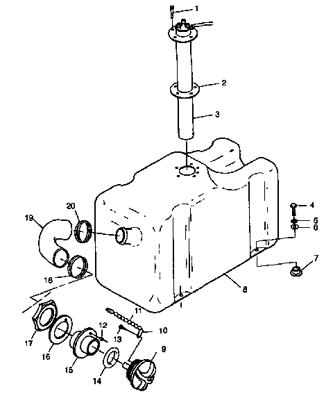 FUEL TANK - B984590 (4946314631a009)