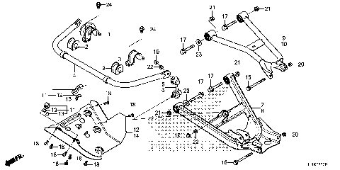 REAR ARM@REAR STABILIZER