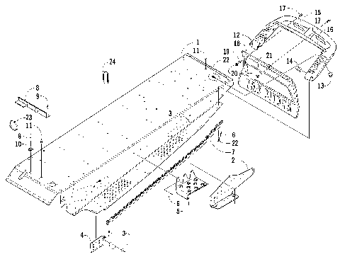 TUNNEL AND REAR BUMPER [87231]