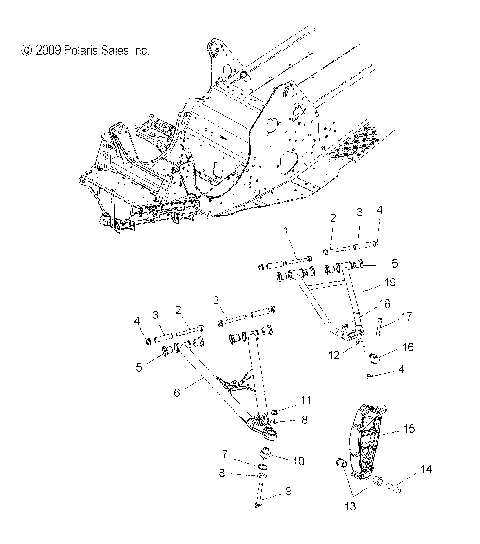 SUSPENSION, FRONT - S10PG8/PH8 ALL OPTIONS (49SNOWSUSPFRT10800RMK)