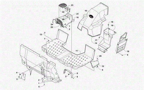 CONSOLE AND FLOOR PANEL ASSEMBLY