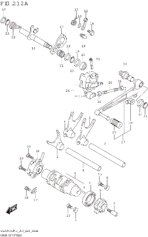 GEAR SHIFTING (DL1050RR)