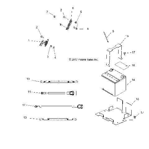 ELECTRICAL, BATTERY - R15RAA76AA/AJ (49RGRBATTERY156X6)