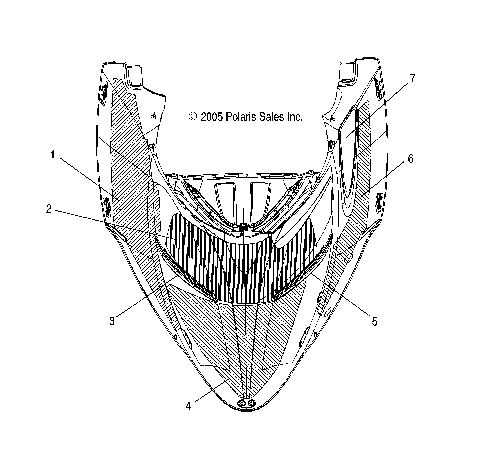 HOOD FOAM/SCREENS/FOIL - S07PS6FS/FSA (4997459745A13)