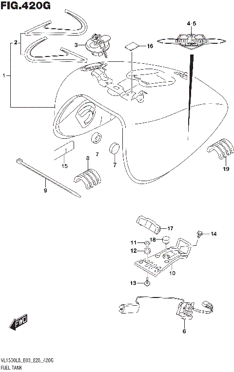 FUEL TANK (VL1500TL8 E33)