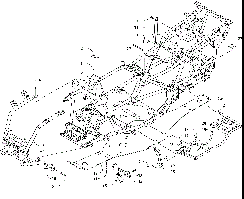 FRAME AND RELATED PARTS [303944]