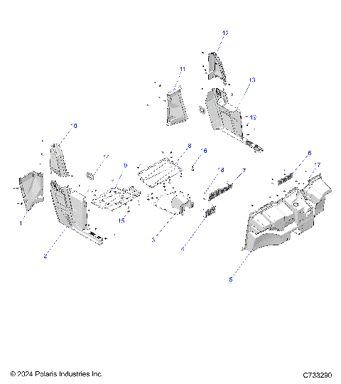 BODY, FLOOR and ROCKERS - R24MAA5AJ1 (C733290)