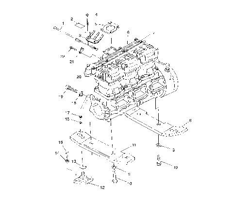 ENGINE MOUNTING - I994590 (4951425142b001)