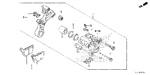 REAR BRAKE CALIPER (1)