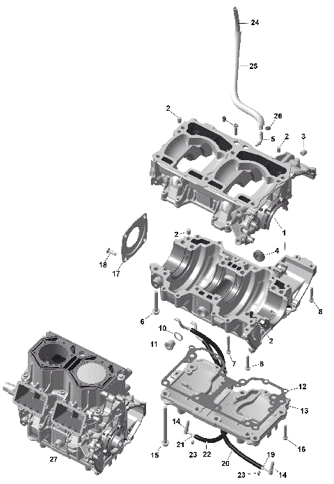 01- ROTAX - Crankcase