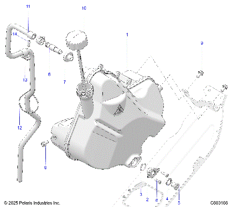 ENGINE, OIL TANK - S26TLF9FSL (C603166)