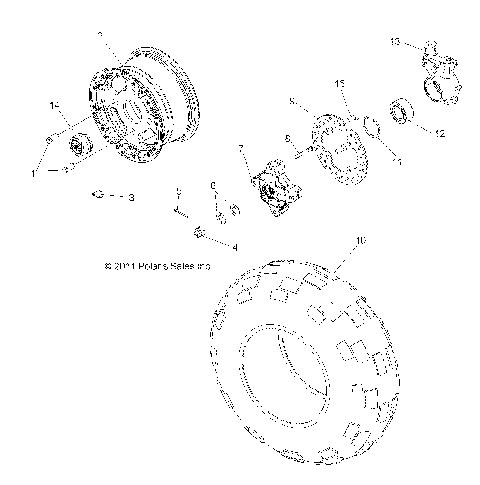 WHEELS, FRONT - R12XE7EFX (49RGRWHEELFRT12RZR4I)