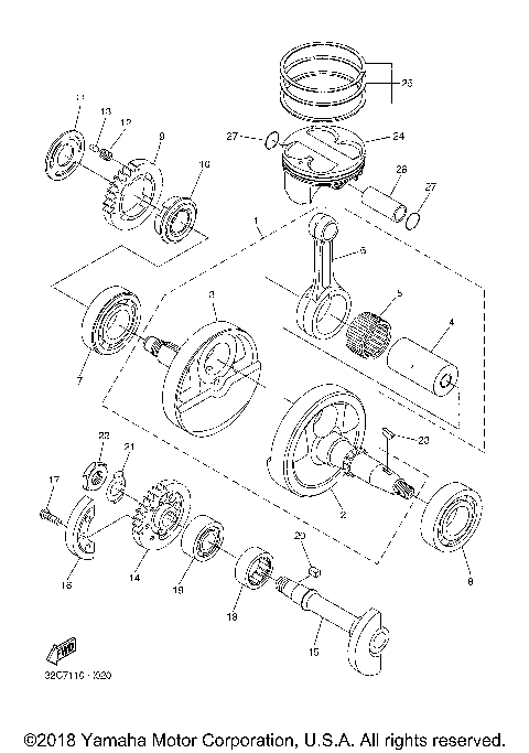 CRANKSHAFT PISTON