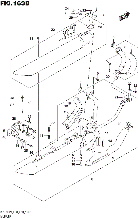 MUFFLER (VL1500BL9 E33)
