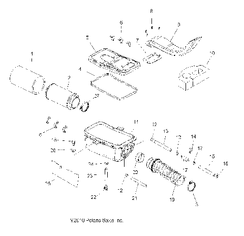 ENGINE, AIR INTAKE SYSTEM - A11MH46AX/AZ (49ATVAIRBOX11SP400)