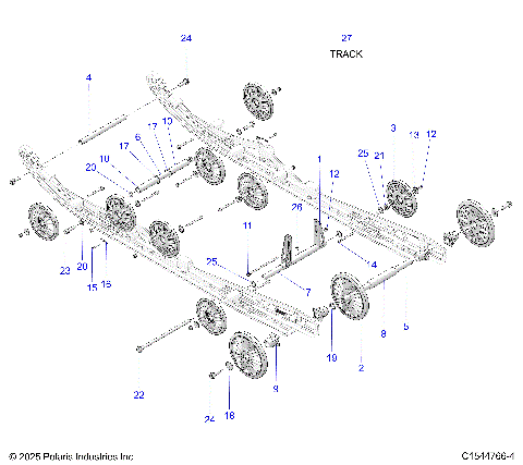 SUSPENSION, REAR - S26TLF9FSL (C1544766-4)