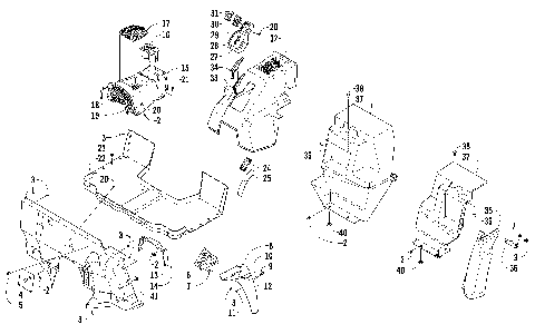 CONSOLE AND FLOOR PANEL ASSEMBLY [90810]