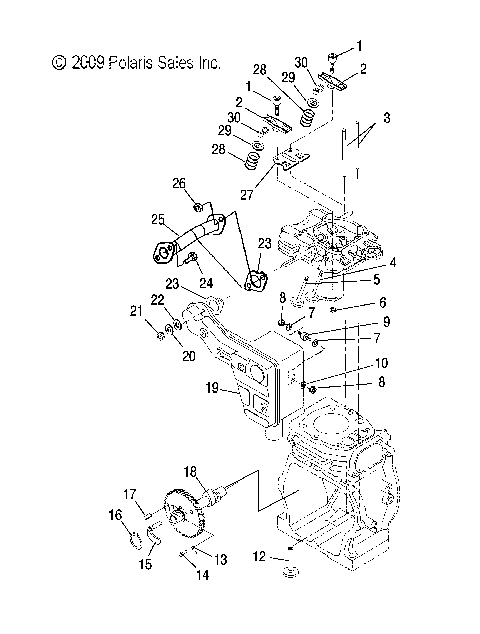 ENGINE, EXHAUST - S23WAA1ASA/1AEA (49SNOWEXHAUST10120)
