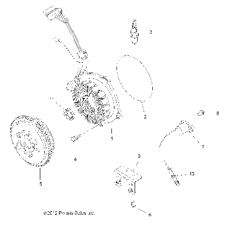ELECTRICAL, IGNITION SYSTEM - A13MN50ET/EX (49ATVMAGNETO12SP500TR)