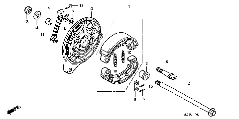 REAR BRAKE PANEL