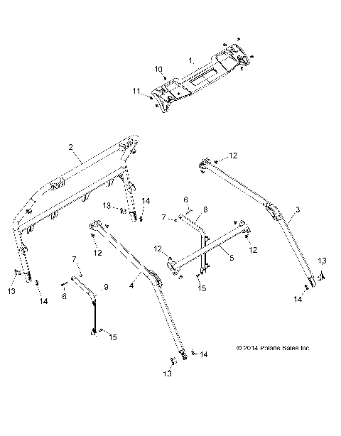 CHASSIS, CAB FRAME - Z16VBE87FR/NR/JR (49RGRCAB15RZR900)