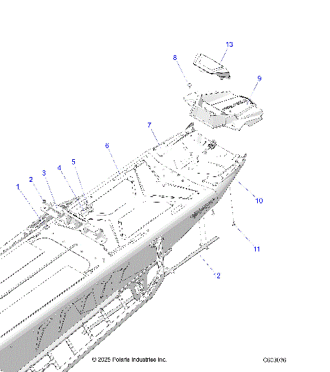 CHASSIS, REAR, MISC. COVERS AND SNOWFLAP - S26TFM9BSB/9BSC (C603036)