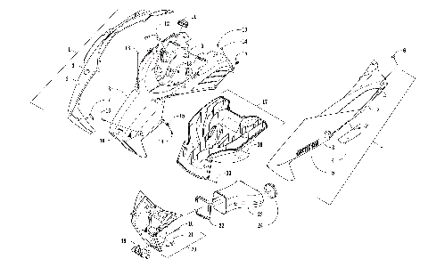 HOOD AND AIR INTAKE ASSEMBLY [105126]