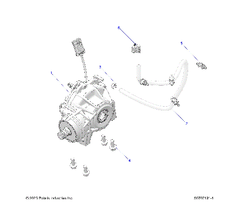 DRIVE TRAIN, FRONT GEARCASE MOUNTING
