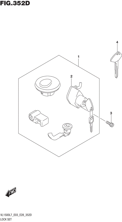 LOCK SET (VL1500BTL7 E28)