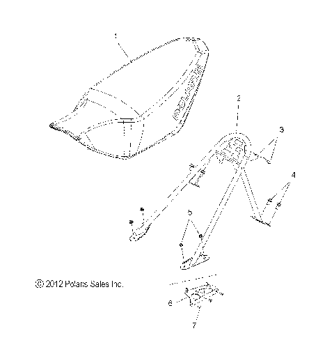 BODY, SEAT MOUNTING - S14BR8GSA/GSL (49SNOWSEAT13SB)