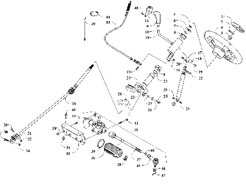 STEERING AND SHIFT ASSEMBLY [302921]