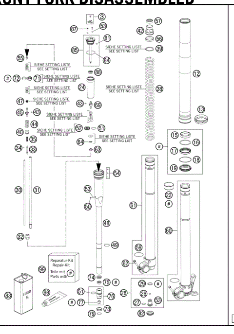 FRONT FORKDISASSEMBLED  Page 5