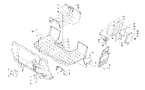 CONSOLE AND FLOOR PANEL ASSEMBLY [301692]