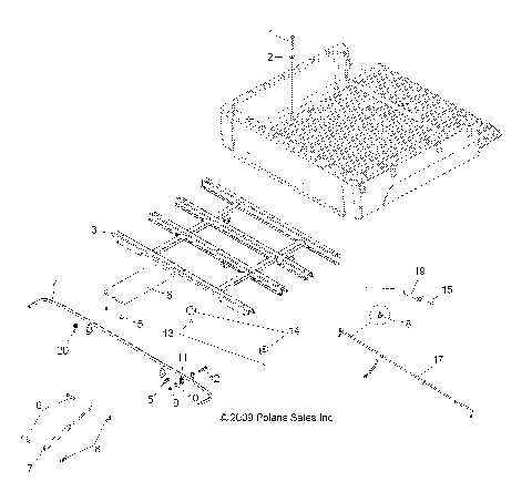 BODY, BOX MOUNTING - R10TH76/TY76 ALL OPTIONS (49RGRBOXMOUNTING108004X4)